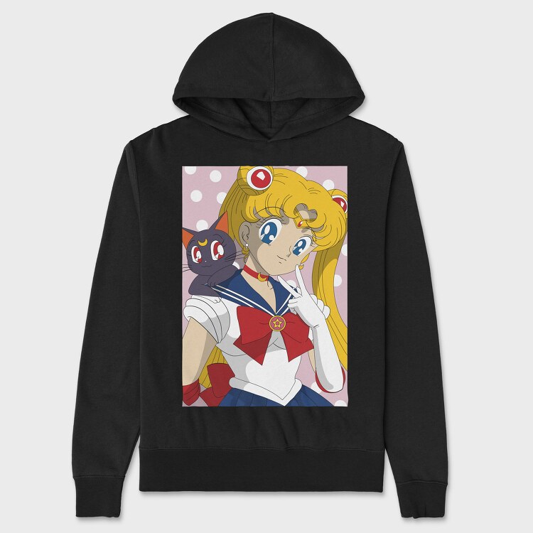 Sailor Moon 9, Унисекс Мъжко Суичър