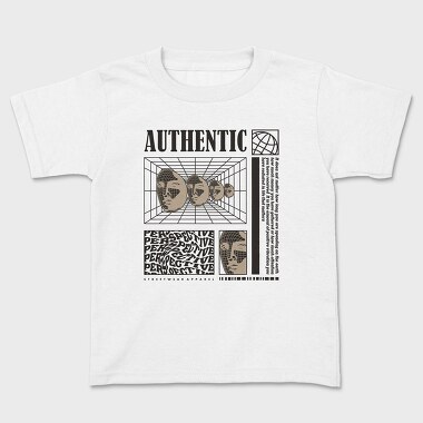 Authentic 1, Kids' T-Shirt