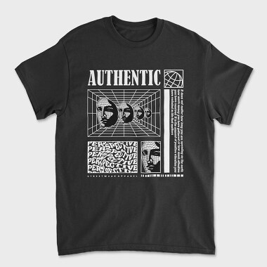 Authentic 2, Unisex Men's T-Shirt