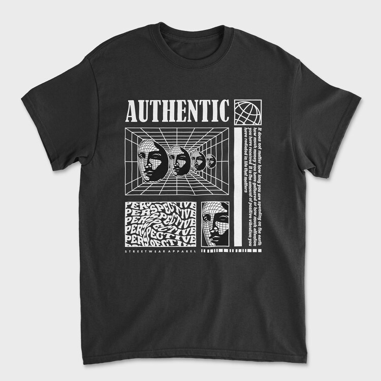 Authentic 2, Unisex Men's T-Shirt