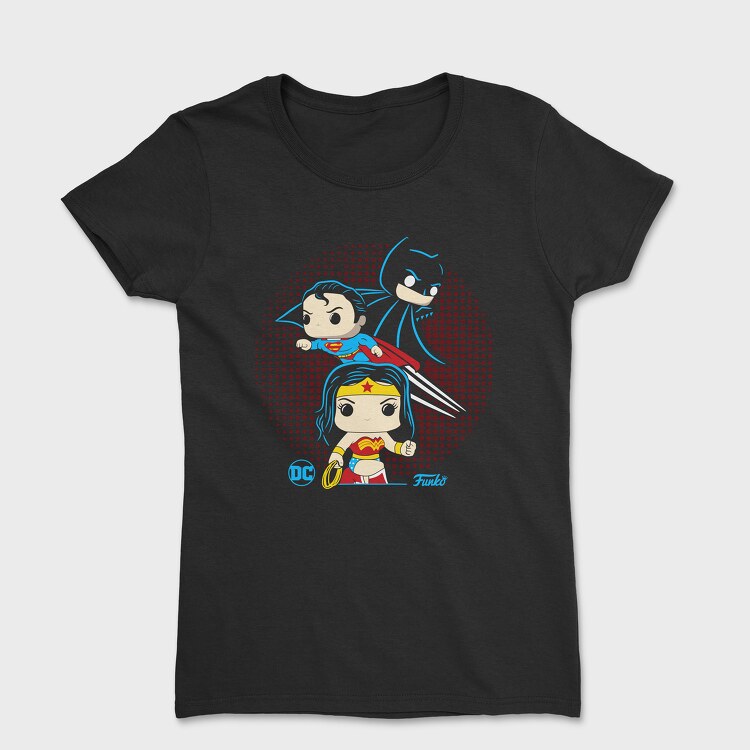 Batman Superman Wonder Woman Comics, Women's T-Shirt