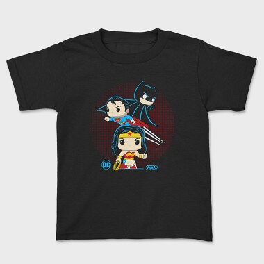 Batman Superman Wonder Woman Comics, Kids' T-Shirt