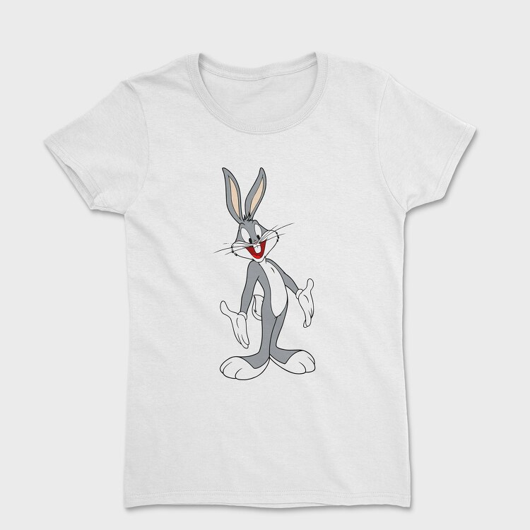 Cartoon Retro Bugs Bunny 2, Дамска Тениска