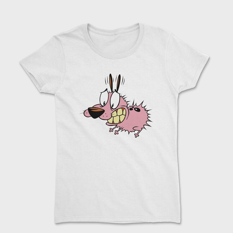 Cartoon Retro Courage the Cowardly Dog 1, Дамска Тениска