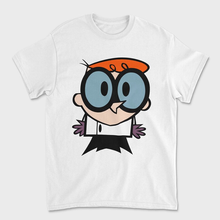 Cartoon Retro Dexter Laboratory 3, Унисекс Мъжка Тениска