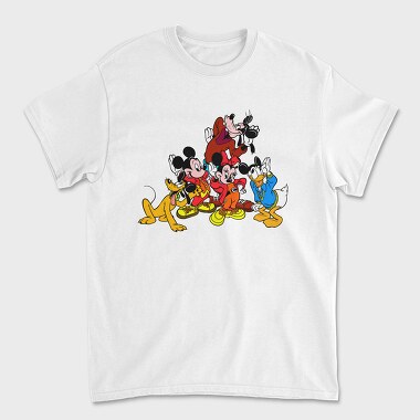 Cartoon Retro Disney 1, Unisex Men's T-Shirt