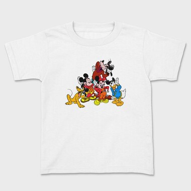 Cartoon Retro Disney 1, Kids' T-Shirt