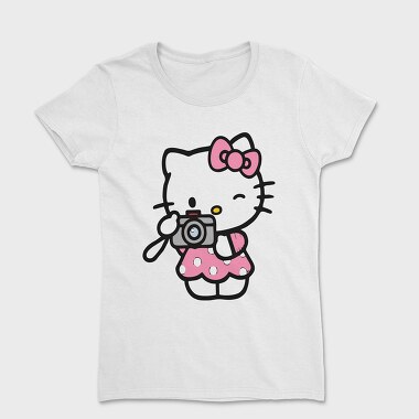 Cartoon Retro Hello Kitty 1, Women's T-Shirt