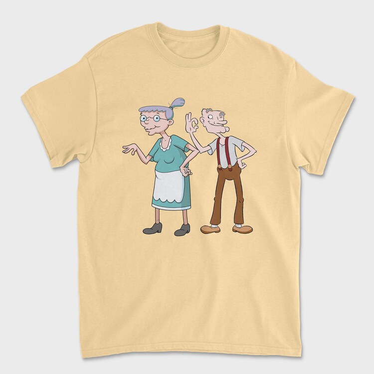 Cartoon Retro Hey Arnold 3, Унисекс Мъжка Тениска