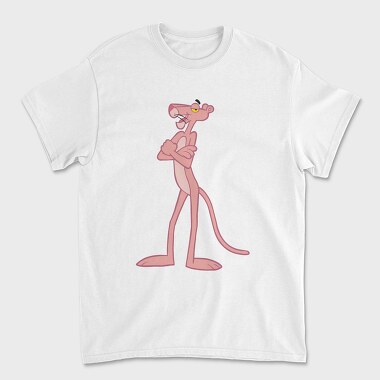 Cartoon Retro Pink Panter 2, Унисекс Мъжка Тениска