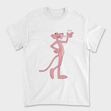 Cartoon Retro Pink Panter 3, Unisex Men's T-Shirt