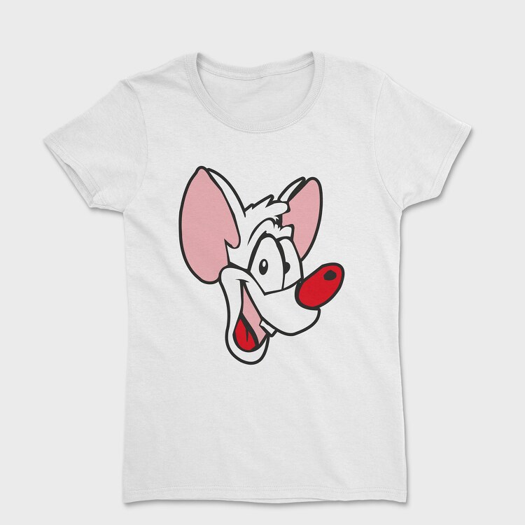 Cartoon Retro Pinky and Cerebro 4, Women's T-Shirt