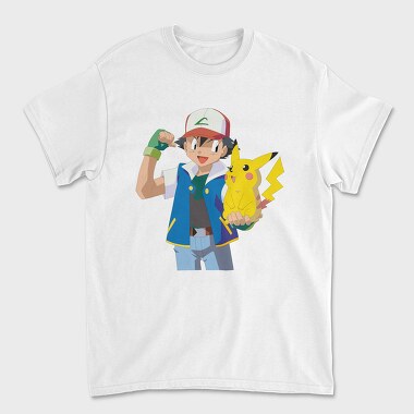 Cartoon Retro Pokemon 4, Унисекс Мъжка Тениска