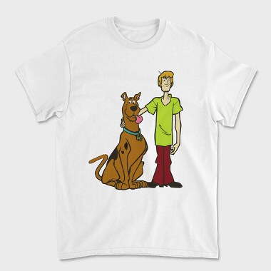 Cartoon Retro Scooby Doo 3, Unisex Men's T-Shirt