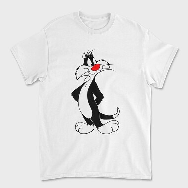 Cartoon Retro Silvestre 3, Unisex Men's T-Shirt