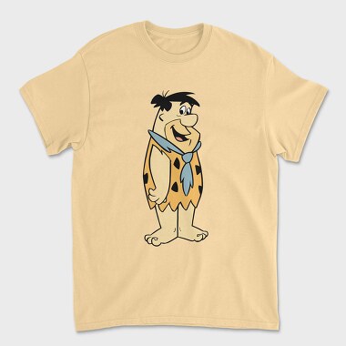 Унисекс Мъжка Тениска, Cartoon Retro the Flintstones 1