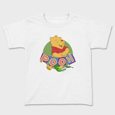 Cartoon Retro Winnie the Pooh 2, Kids' T-Shirt