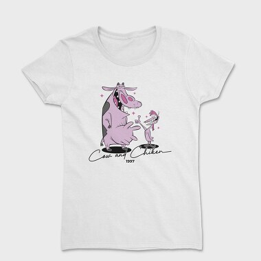 Cow and Chiken, Women's T-Shirt