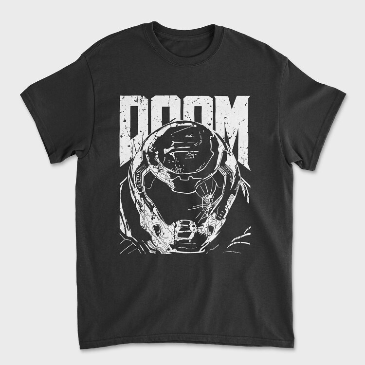 Doom 4, Унисекс Мъжка Тениска