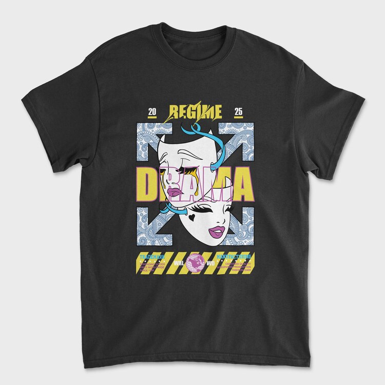 Drama 1, Unisex Men's T-Shirt