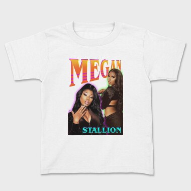 Megan Stallion, Kids' T-Shirt