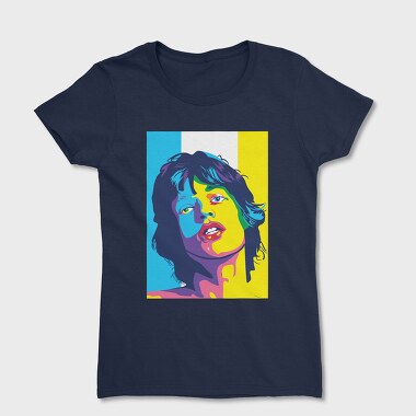 Mick Jagger, Women's T-Shirt