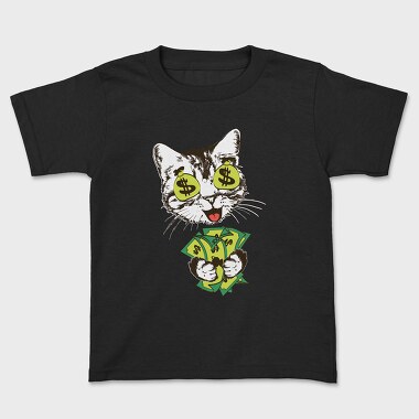 Детска Тениска, Money Cat