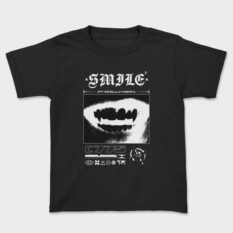 Smile 2, Kids' T-Shirt