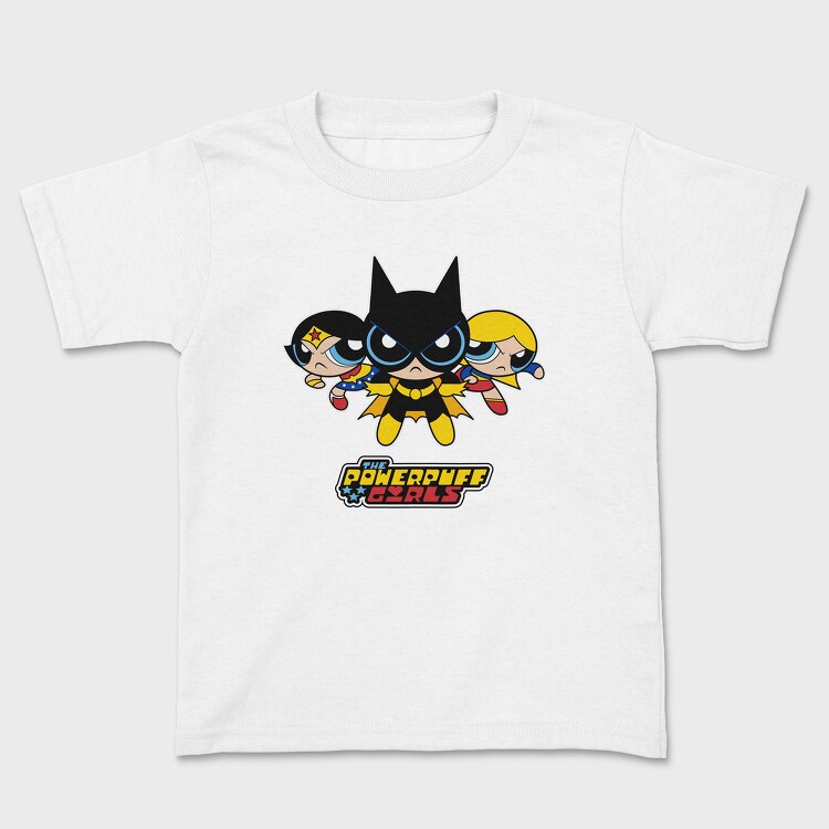 The Powerpuff Girls Wonderwoman Batgirl, Детска Тениска