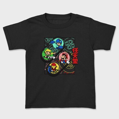Video Game Multiple, Kids' T-Shirt
