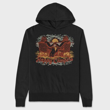 Happy Campers, Unisex Men's Hoodie