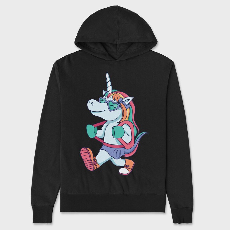 School Unicorn, Унисекс Мъжко Суичър