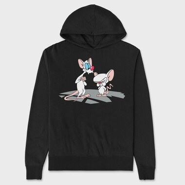 Pinky & the Brain 6, Unisex Men's Hoodie