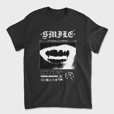Smile 2, Unisex Men's T-Shirt