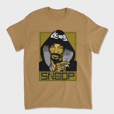 Unisex Men's T-Shirt, Snoop Dog 2