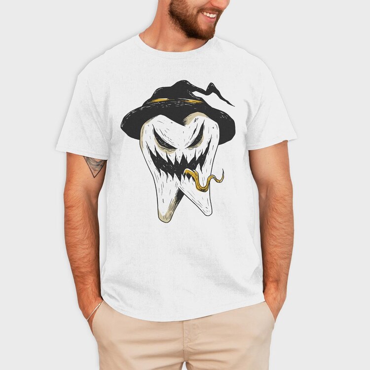 Yeti Scooter, Unisex Men's T-Shirt