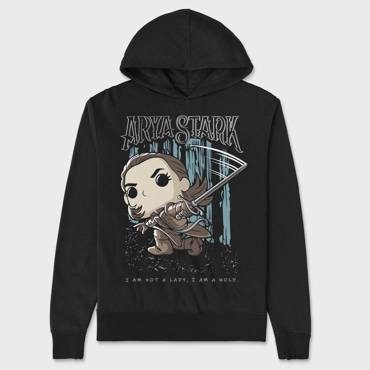 Arya Stark, Unisex Men's Hoodie