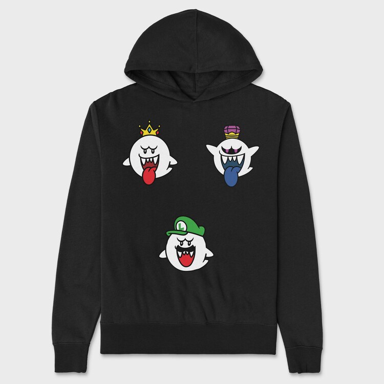 King Boo Boo Spin Boo Luigi, Унисекс Мъжко Суичър
