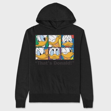 Cartoon Retro Donald Duck 1, Unisex Men's Hoodie
