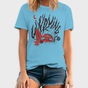 Skiing Unicorn, Kids' T-Shirt