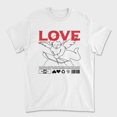 Love 1, Unisex Men's T-Shirt