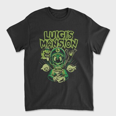 Luigi S Mansion, Unisex Men's T-Shirt