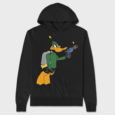 Cartoon Retro Duck Dodgers 2, Унисекс Мъжко Суичър
