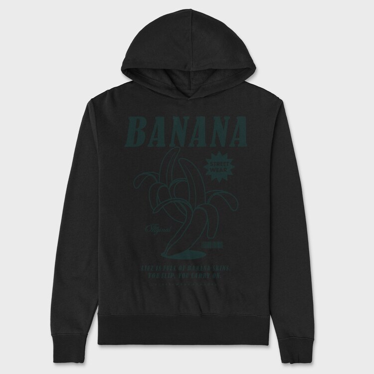 Banana 1, Unisex Men's Hoodie