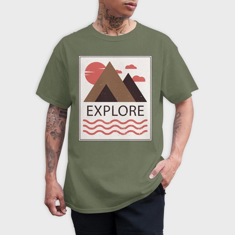 Camping Retro, Kids' T-Shirt