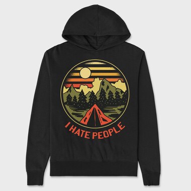 Camping Retro, Unisex Men's Hoodie