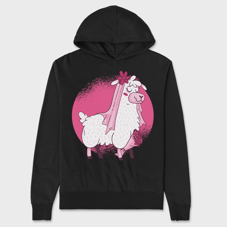 Llama Bride, Унисекс Мъжко Суичър