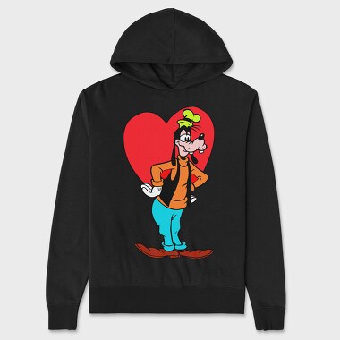 Cartoon Retro Goofy 2, Unisex Men's Hoodie