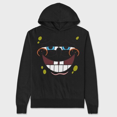 SpongeBob face 7, Unisex Men's Hoodie