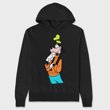Cartoon Retro Goofy 3, Unisex Men's Hoodie